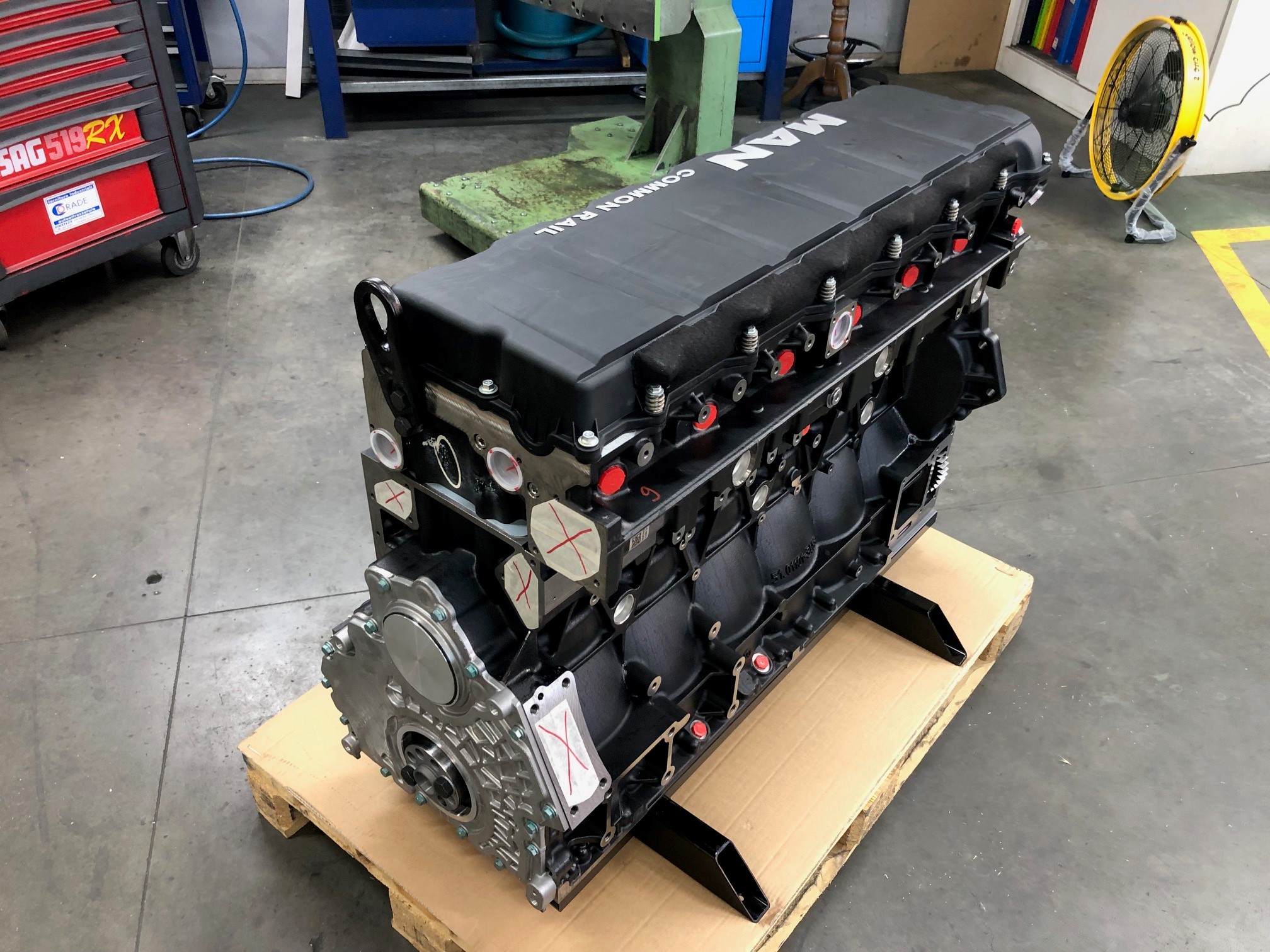 motore alleggerito man d2676loh35 d2676 loh35 d2676loh36 d2676 loh36